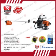 Husqvarna 131RB 32.6CC 1.2Hp Gasoline Brush Cutter FOC Husqvarna 2T OIL 1L Nylon Cutter Blade & Sufi