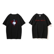 GNZ48 Chen Ke Support Suit - Heavy Pure Cotton Retro Sporty T-Shirt for Women LF9.30