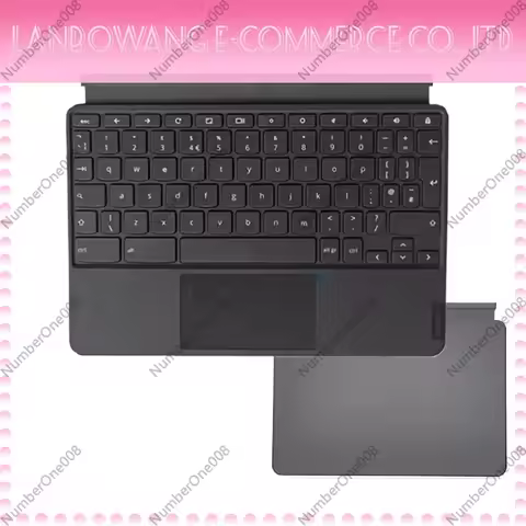 T New Stand Keyboard for Lenovo CT-X636F IdeaPad Duet Chromebook 10.1 Tablet Bracket Cover Case
