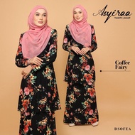 Kurung Asyiraa 38 / Baju Kurung Moden Ironless Readystok