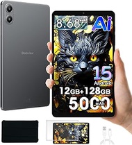 Blackview LINK 2 8.68 Inch Tablet Android 15, 12GB + 128GB/1TB Expansion, Two Speakers, 5G WiFi Tabl