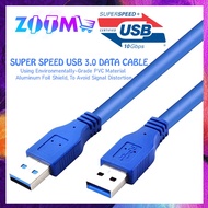 50CM/1.5M/3M/5M Super Speed USB 3.0 AM to AM Cable