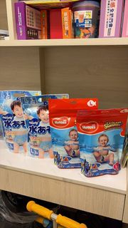 Moony & Huggies 嬰兒紙尿褲/泳褲 L碼