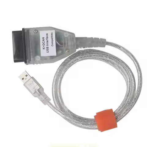 K+DCAN Interface with FT232RL Chip USB Cable for E81 E82 E83 E87 E88 E90 E91 E92 E93 E60 E85 E86 E84
