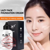 Lazy Face Foundation Cream Moisturizing Brightening Cream Whitening V3I2