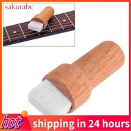 Sakurabc Guitar Fret Brush 7.4 x 2.2 2.2cm String Cleaner Instrument Cleaning Tool for Bass Ukulele