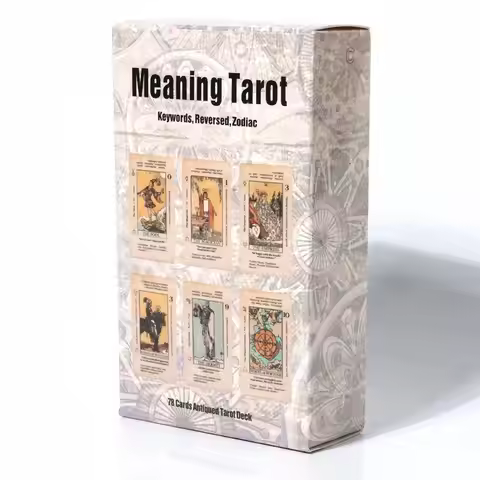 78pcs meaning tarot cards Playing Card Party Board Game Astrology Divination fate tarot deck