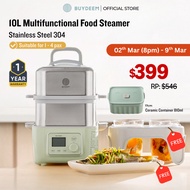 Buydeem Multifunctional Food Steamer(Able to Steam/Stew/Defrost)