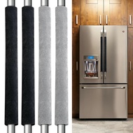 【Limited edition】 2pcs/set Black Grey Refrigerator Door Handle Cover Kitchen Appliance Decor Fridge Oven Handle Antiskid Door Knob Protector