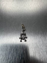 Chrome hearts triple cross earring