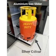 【HEAVY DUTY】Kitchen Cabinet Aluminium Gas Cylinder roller Slide / Gas Tank Trolley / kitchen cabinet