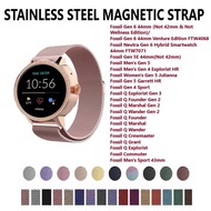 Stainless Steel Magnetic Strap for Fossil Gen 6 44mm Gen 5E Gen 5 Carlyle Gen 4 Gen 3 Fossil Q Found