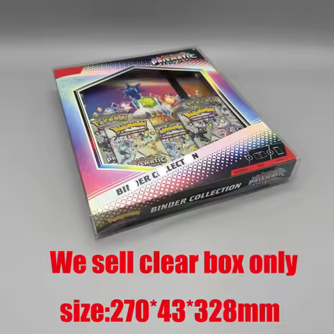 Exclusive Eevee Heroes Prismatic Binder Box for US Pokemen SV8.5 Card Collection Storage And Display