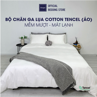 Bộ chăn ga 5 món lụa Cotton Tencel (Lenzing Áo) Changmi Bedding 60S siêu mềm mượt và mát lạnh