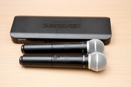 Shure BLX288/PG58 無線手持人聲收音咪  靚聲 正版 連咪架 適合唱K 課室用