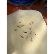 Combo of 5 ikada fishing rod rings stainless steel rings ikada rings