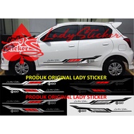 GO 2-row car Cutting sticker, datsun GO 2-row car sticker