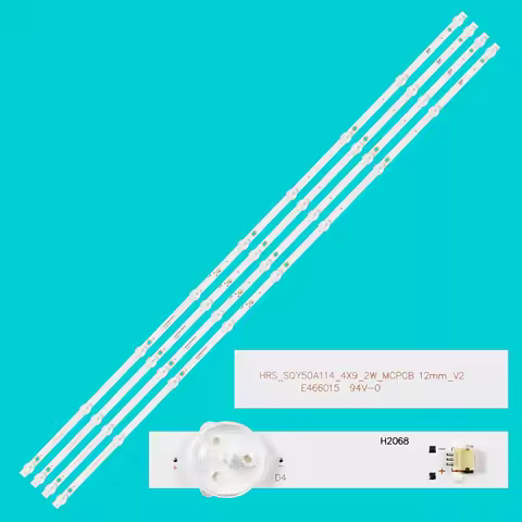 LED Backlight bar for Tv 50inch HRS_SQY50A114_4x9_2w RLDED5098-B-UHD RCA AE0110540 RNSMU5036 RTU5015