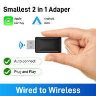 VGD Xuda Wireless Carplay Adapter ไร้สาย Android auto Wireless adapter แบบใช้สาย เป็นไร้สาย USB ดองเ