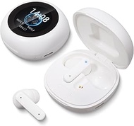 Wireless Earbuds, ANC Noise Cancelling Earbuds with Screen, in Ear Headphones Bluetooth 5.4 with Mic