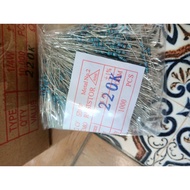 1/ 4w 220k resistor contains 1000 pcs