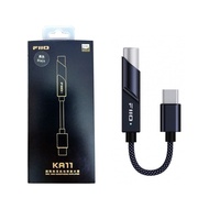 FiiO KA11 DAC and Headphone Amplifier (USB Type-C, Black) for Smartphone, PC