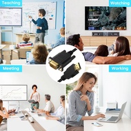 HDMI to VGA Adapter Cable, 1080P@60Hz, Gold-Plated Video Converter Cord for PC, Laptop, Monitor Kabe