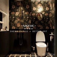 Vintage Style Kitchen Retro Balcony Tiles Hotel Wall Tiles Floor Tiles German Bathroom Tiles Toilet 