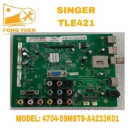 SINGER TV MAIN BOARD TLE421