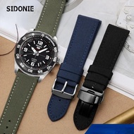 Waterproof Nylon Watchband for Citizen Seiko Sports Outdoor Watch Strap Men 20 22mm