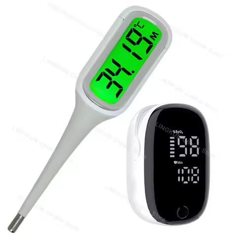 Electronic Thermometer 8 Seconds Fast Measurement for Adults Children Soft Head Oral Cavity Armpit ℉