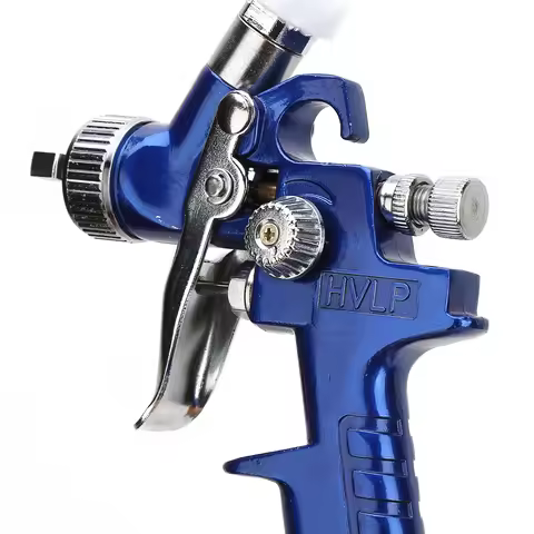 Gravity Car Spray Gun Oil Painting Pneumatic European Type Connector Oil Paint Spray Gun