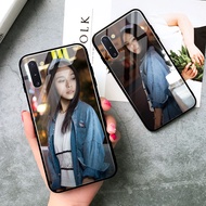 DIY Custom customise Tempered Glass Phone Case Samsung Galaxy A6 A8 A9 Plus Star Pro A03 A03S A10 A11 M11 A12 M12 F12 A02 M02 A20 A30 M10S A13 A04S A02 A51 A22 F42 A31 A21S 230408