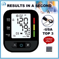 spots  USA Top Sales Digital Blood Pressure Monitor BP Monitor AAA/USB Large LCD Display 5 Years Warranty