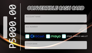 CONVERTIBLE PAYLATER CASH CARD CREDIT | GCASH | MAYA | OTHER BANKS