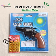 Dompis Doblis Mainan Cap Gun Jadul Full Metal Besi Bonus Peluru