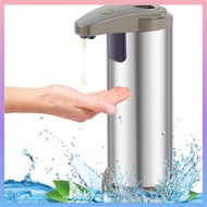 Automatic Soap Dispenser Stainless Steel Sensor Soap Dispenser Touchless Soap Foam Dispenser Battery Powered Electric Handwashing Fluid Dispenser with 3 Speed SHOPCYC1205
