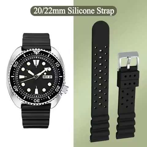 20mm 22mm Silicone Rubber watch Strap for Omega Longines Seiko Watchband Diving Waterproof Sport men
