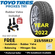 215/55R17 TOYO PROXES TR1 (Installation) New Tyre Tire Car Wheel Rim 17 WPT NIPPON Tayar Baru Pasang