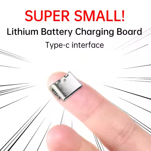 Ultra-mini Charge Discharge Module 3.7V 18650 Lithium Battery Charging Protection Board Type-C Charg