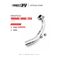 PROJECT79 MANIFOLD WELDING YAMAHA XMAX250 V2 UNIVERSAL STAINLESS STEEL XMAX LINK PIPE MODIFICATION -