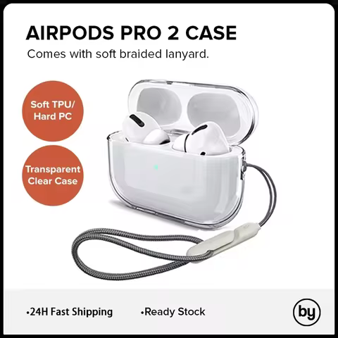 Clear Case For AirPods 3 2 1 Pro Pro2 Transparent Soft TPU Wirelsss Headphones Protective Cover For 