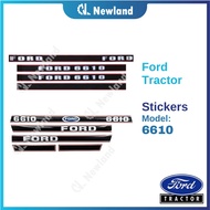 Sticker Tractor Ford 6610
