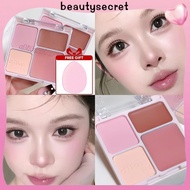 24h Shipping [free Gift]DIKALU Blush Highlighter Palette - Natural Pink Glow,Cute Pure Desire Makeup