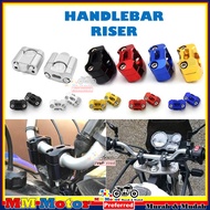 UNIVERSAL MOTORCYCLE HANDLEBAR MOUNT CLAMP RAISER MOTOCROSS DIRT BIKE YAMAHA KAWASAKI KTM FZ150 MT03