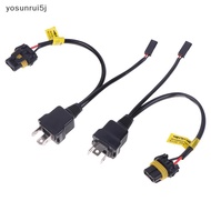 yosunrui5j] 2pcs H4 Relay Wireharness For H4 Bulb Upgrade Bi LED&Xenon Projector Lense Car Light Acc