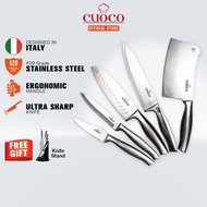 Cuoco Grade 420 Stainless Steel Knife Set CKS003