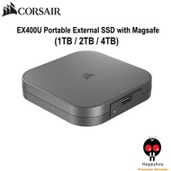CORSAIR EX400U USB TYPE C EXTERNAL SSD PORTABLE SOLID STATE DRIVE With MAGSAFE