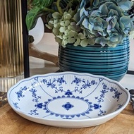 庫倫洛夫古堡清新橢圓深盤-24CM / 新婚成家送禮