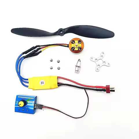 A2212 1400KV 2450KV Brushless Motor for RC Fixed Wing Helicopter 6040 8060 Propeller Compatible with